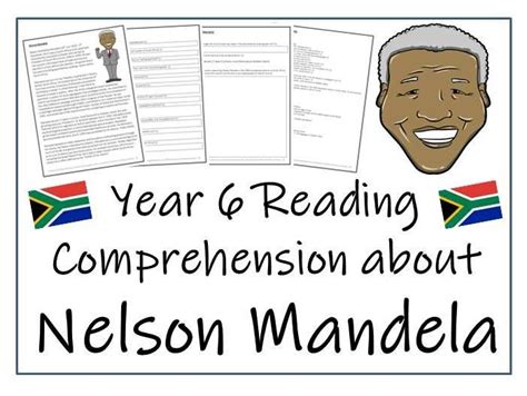 Uks2 Nelson Mandela Reading Comprehension Activity Teaching Resources