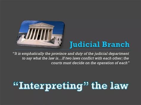 Ppt Judicial Branch Powerpoint Presentation Free Download Id 2724389