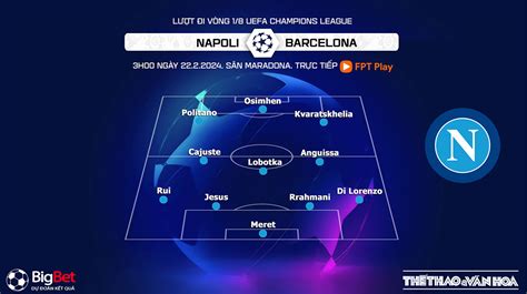 Nhận định Bóng đá Napoli Vs Barcelona Vòng 1 8 Cúp C1 3h00 Hôm Nay 22 2