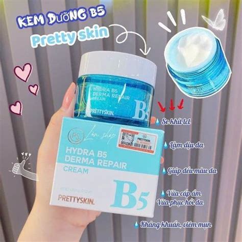 Kem dưỡng phục hồi và làm trắng da Prettyskin Hydra B5 Derma Repair