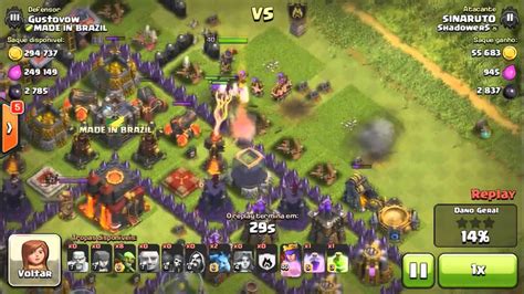 Clash Of Clans Trollando Todo Mundo Layout Troll L Gustovow YouTube