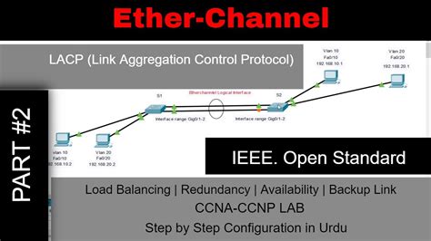 Etherchannel Part 2 How To Configure Open Standard LACP Step By Step