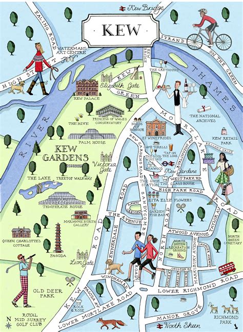 Kew Map Camilla Charnock