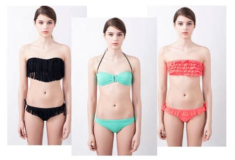 All Over Sequin Bikini bandeau y bañadores para el verano
