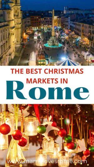 Christmas markets in Rome you will love this holiday season - Mama ...