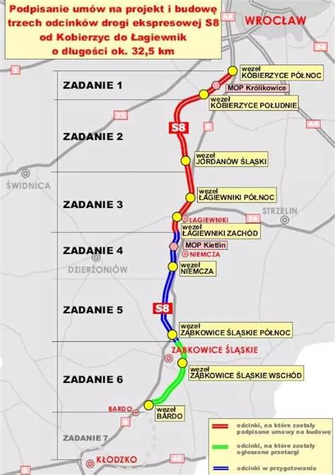 Tak będzie przebiegać S8 Wrocław Kłodzko informacje conadrogach pl