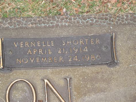 Vernelle Frances Shorter Garrison Find A Grave Memorial