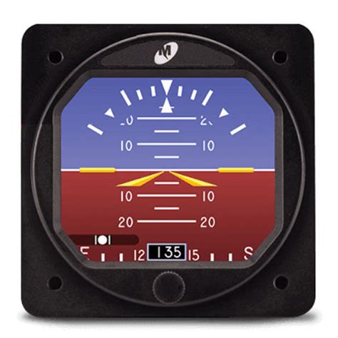 Digital Attitude Indicator Md23 342 Mid Continent Instruments