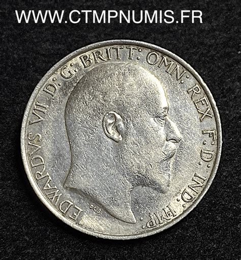 Grande Bretagne Florin Argent Edward Vii Ctmp Numis Achat