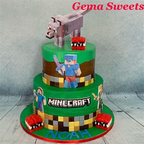 Minecraft Cake By Gema Sweets