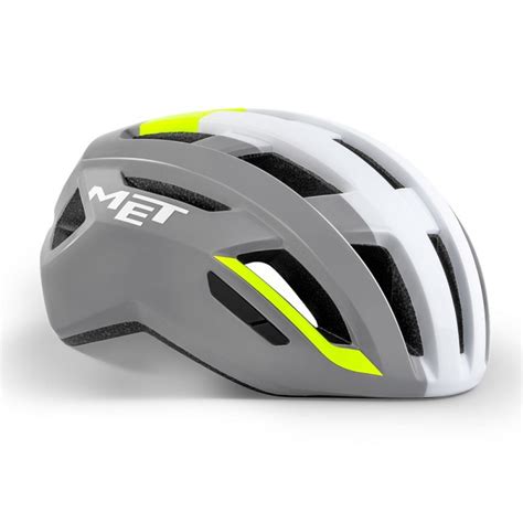 Kask rowerowy MET Vinci MIPS szaro żółty Rowertour