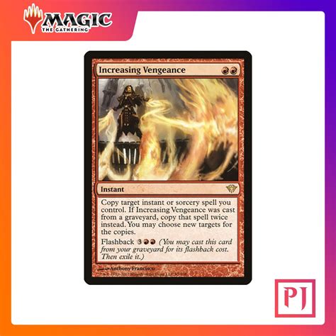 Mtg Increasing Vengeance Das Red Rare Normal Eng การ์ดเม