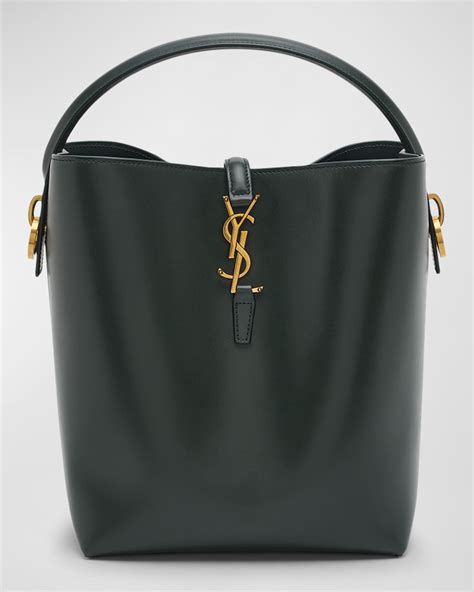 Saint Laurent Le 37 YSL Bucket Bag In Smooth Leather Neiman Marcus