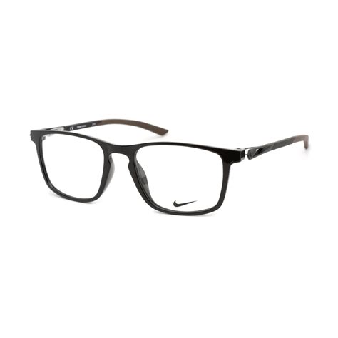 Nike Mens Black Rectangular Eyeglass Frames 714600254 Modesens