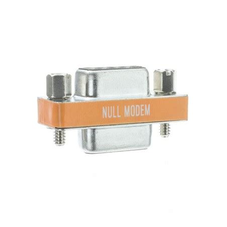 Adapter DB9 Nullmodem D SUB RS232 9 PIN Hun Til Hun Gender Changer