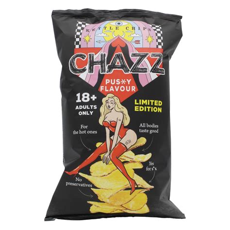 Chazz Pussy Flavour Chips Kartoffelchips Fun Spa Jga Limited Edition