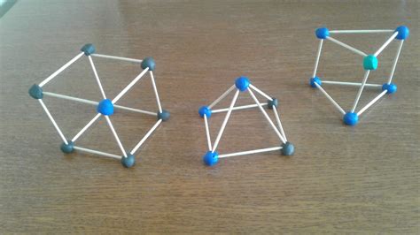 Los viernes no hay clase Cuerpos geométricos con plastilina y palillos