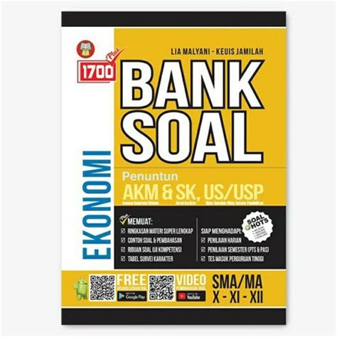 Jual Buku 1700 Plus Bank Soal Ekonomi SMA MA Kelas X XI XII Lia