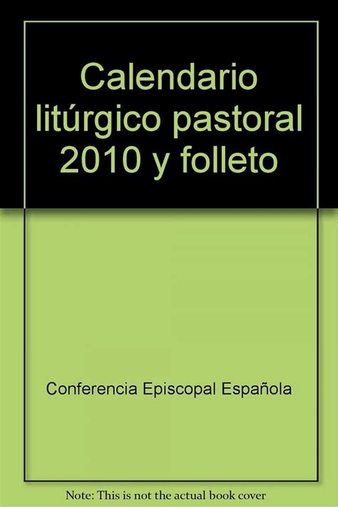 Amazon Calendario Lit Rgico Pastoral