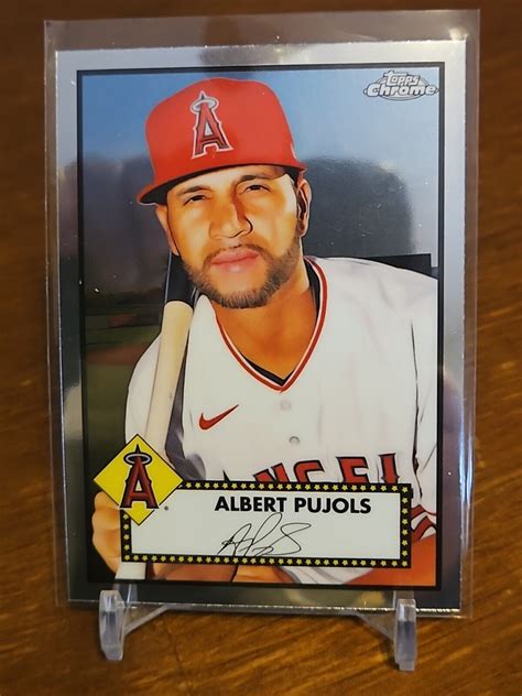 Topps Chrome Platinum Anniversary Albert Pujols Ebay