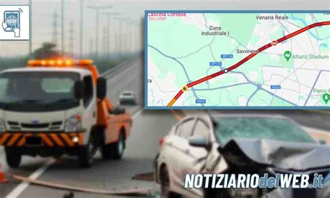 Incidente In Tangenziale A Torino Oggi Dicembre Altezza Venaria