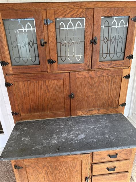 Great Finds Online Auctions Antique Oak Hoosier Cabinet