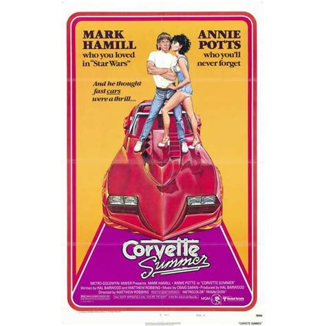 Corvette Summer Movie Poster Style B 11 X 17 1978