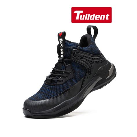 Tulldent Men Safety Shoes Steel Toe Anti Puncture Lightweight