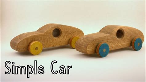 How To Make A Simple Wooden Car 1 Toys For Charity Youtube