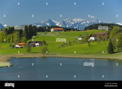 panorama landscape in bavaria Stock Photo - Alamy