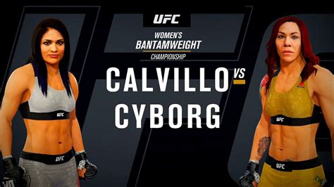 Ea Sports Ufc Gameplay Cris Cyborg Vs Cynthia Calvillo Youtube