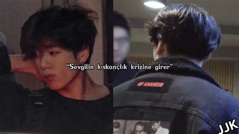 Jungkook ile hayal et Sevgilin kıskançlık krizine girdiğinde OneShot