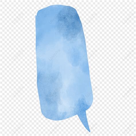 Blue Strip Shape Watercolor Bubble Dialog Bubbles Watercolor Watercolor