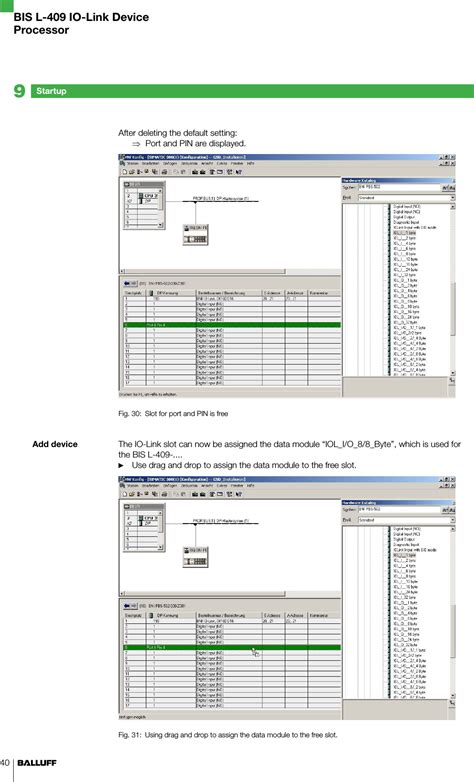 Balluff BISL409 BIS L 40X Series 4 User Manual 1 Of 2