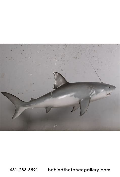 Hanging Great White Shark Statue Hanging Great White Shark Statue
