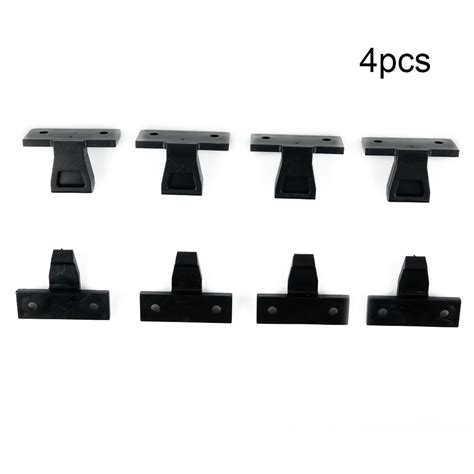 4 Pack Push In Fittings Press Fit Panel Clips Kitchen Plinth Fasteners