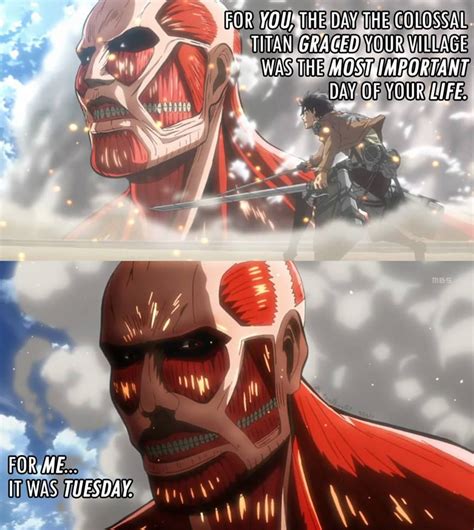 Attack On Titan Memes Colossal Titan