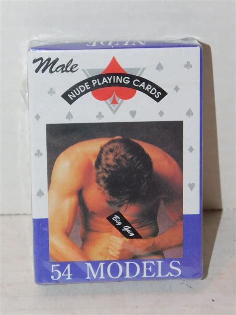 Vintage Adult Male Nude Playing Cards Gaiety New Sealed Set Of