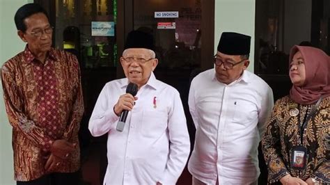 Wapres Maruf Gantikan Jokowi Ke Hut Pdip Presiden Ke Luar Negeri