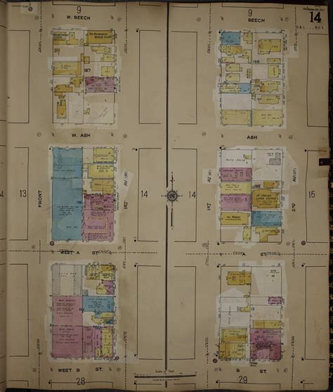 Image 15 Of Sanborn Fire Insurance Map From San Diego San Diego County California Library