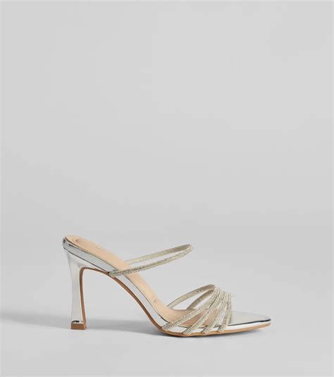 Endless Shine Rhinestone Stiletto Heels And Windsor