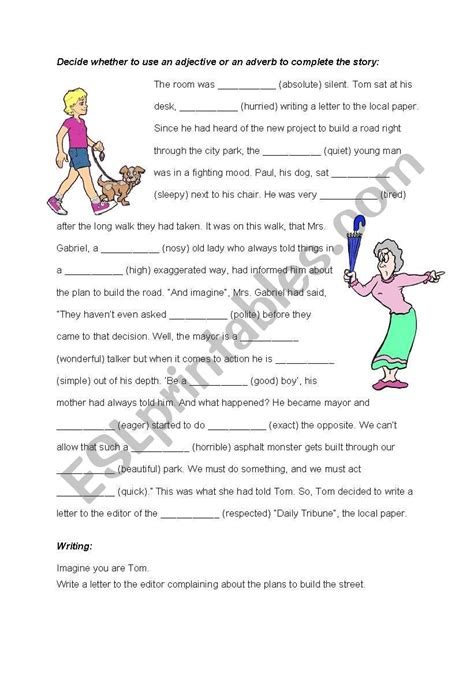 Adjective Or Adverb Exercise Esl Worksheet By Englishchris 0 Hot Sex Picture