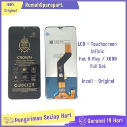 Jual LCD TOUCHSCREEN INFINIX X HOT PLAY SET ORIGINAL Hitam INCELL Jakarta Pusat