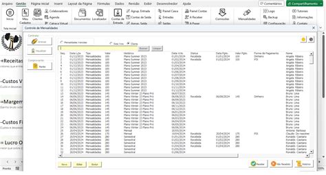 Planilha De Gest O De Academia Excel Guia Do Excel Conhe A A Emo O