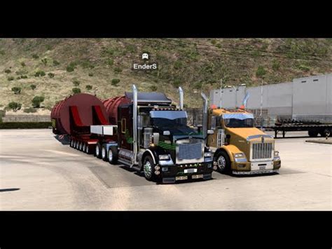 American Truck Simulator Llevando Carga Extrema A Mexico Con Ender