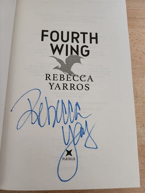 SIGNED EDITION: Fourth Wing – Rebecca Yarros | Book Store Website