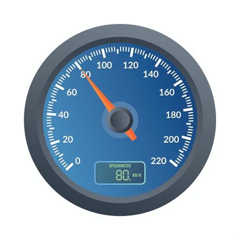 speedometer calibration vector art icons  graphics