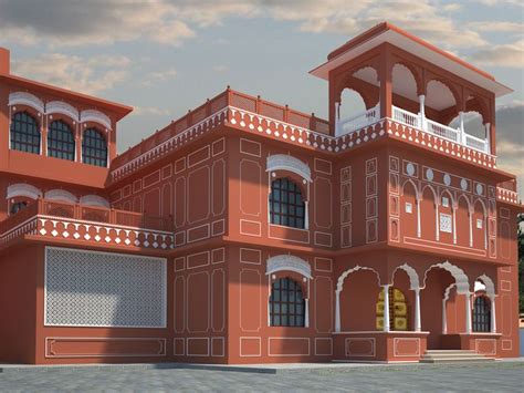 Jaipur Haritage Exterior Facade Architecture Design Facade