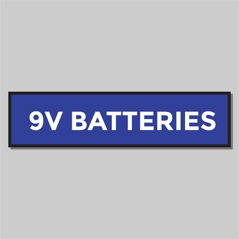 9V BATTERIES – PNW Stickr