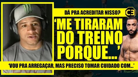 Exclusivo Durinho Revela Pux O De Orelha E Analisa Luta Belal No